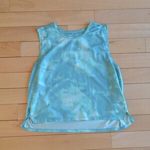 North Face Tank Top Teal Tie Dye Size XL
